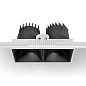 ART-SQF-180x2 LED светильник встраиваемый безрамочный полуповоротный Downlight   -  Встраиваемые светильники 